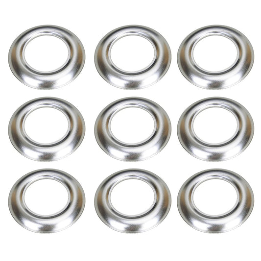100Pc 3/4" Round Chrome Bezels for Truck Trailer LED Marker Light Covers