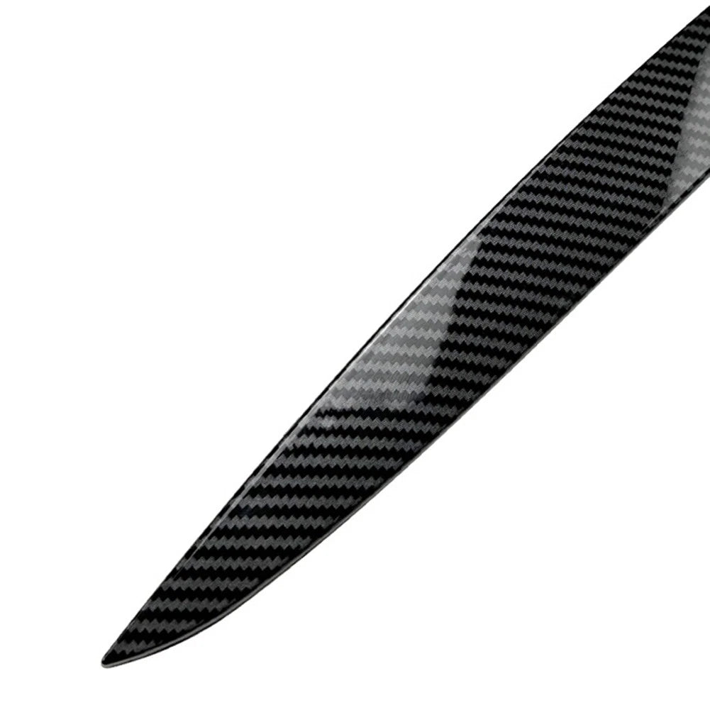 Carbon Fiber Black Headlight Eyebrow Eyelid Cover Trim for VW Golf MK4 (1997-2005)
