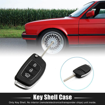 Key Fob Shell Case for Hyundai Santa Fe 2013-2015 3 Button