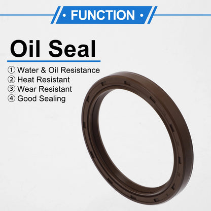 Oil Seal 58x72x8mm Seal Ring Rotary Shaft Seal FKM Rubber 2 x for Make Model