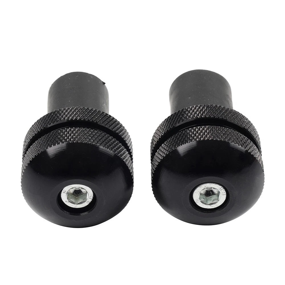 Universal 7/8" Motorcycle Handlebar Grips & Bar End Caps for Various Models