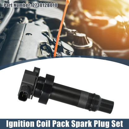 Ignition Coil for Hyundai Accent 1.6L (2004-2015) - 1 Pcs Black