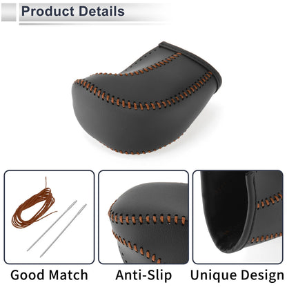 Car Gear Shift Knob Cover for Toyota Tacoma (2016-2022) Black Brown