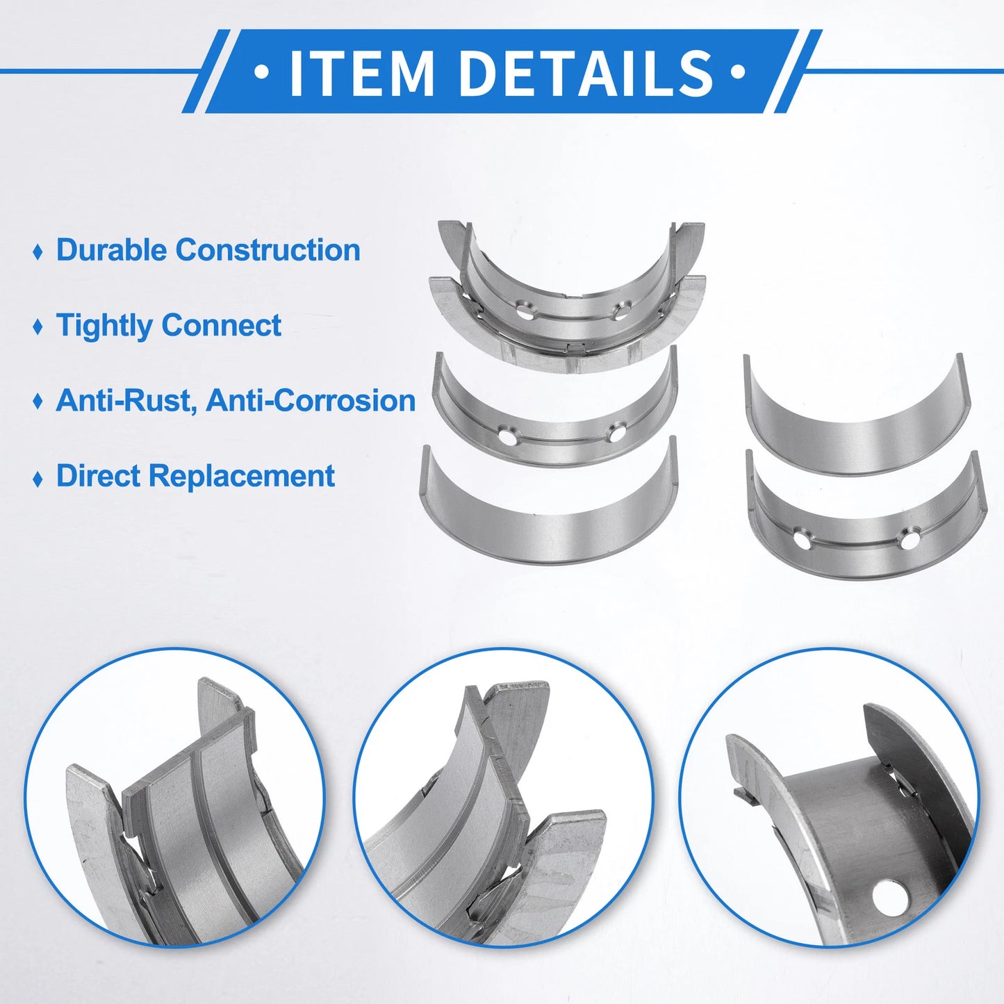 Main Bearing Set for Ford Transit Custom 2.2 (2012-2023)