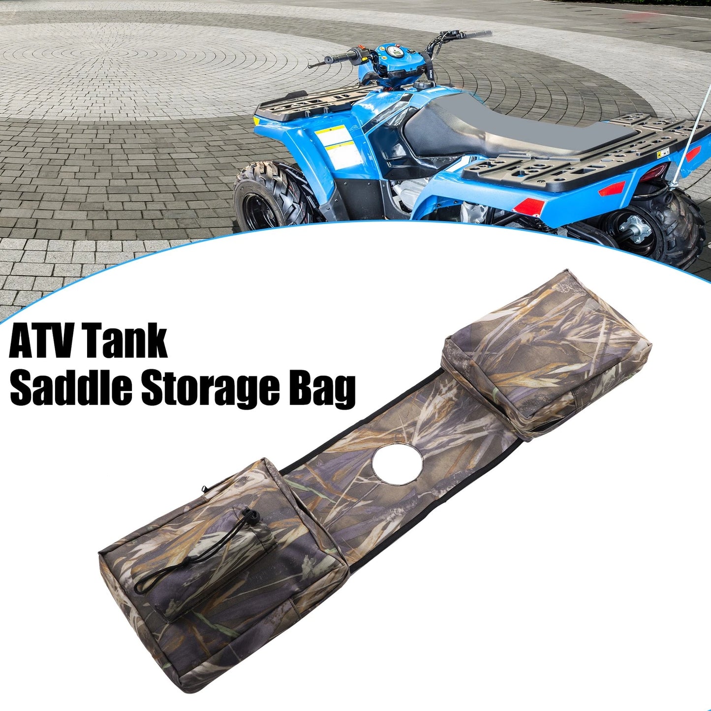 Tank Bag / Gas Tank Saddle Bag for Motorcycle/ATV