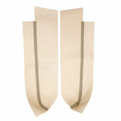 Door Armrest Cover Front Panels Beige 1 pair for Car