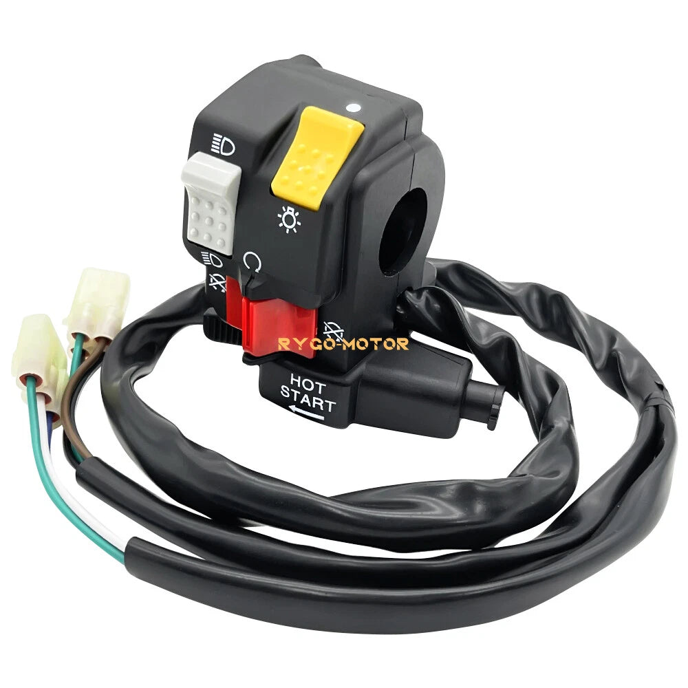 Left Handlebar Control Kill Switch Headlight for Honda TRX450R 2008–2009