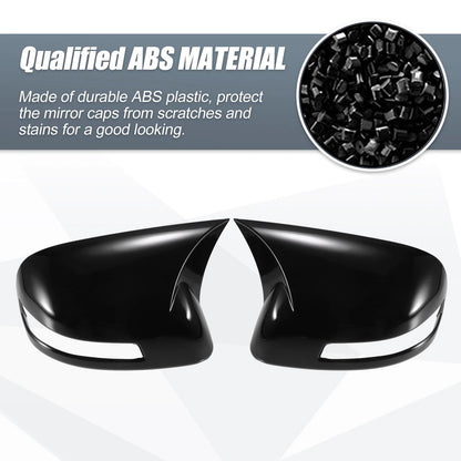 Rearview Mirror Cover Overlay Gloss Black for Honda Civic (2012-2015)