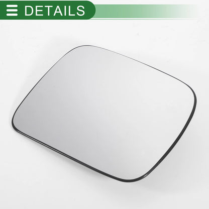 Right Side White Mirror Glass w/ Back Convex for Ford Maverick (2022-2023)