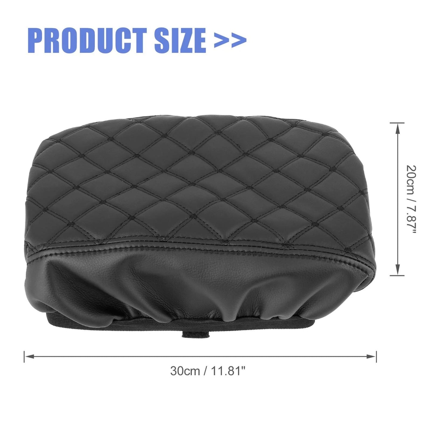 Center Console Lid Armrest Cover for Ford Explorer (2011-2015) Black