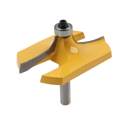 8mm Shank 2-3/4" Diameter Thumbnail Router Bit for Woodworking Tools