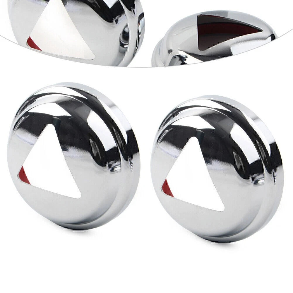 Chrome Turn Signal Light Protection Covers for Scrambler 1200 (2019-2023)
