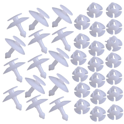 20 x Bumper Fixing Clips for Ford KA (1996-2008)