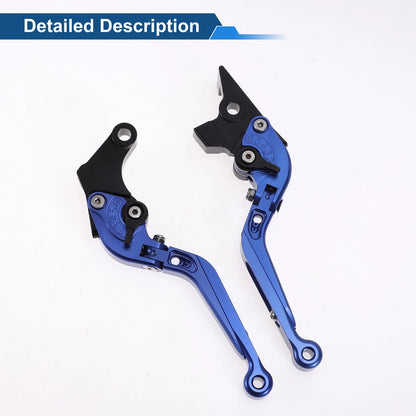 Adjustable Brake Clutch Levers for Suzuki GSXR150 (2017-2020) Blue