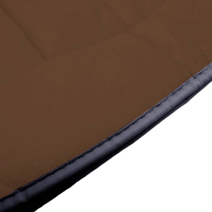 Brown Plush Seat Cover Cushion Mat Warmer for Car - Single Row