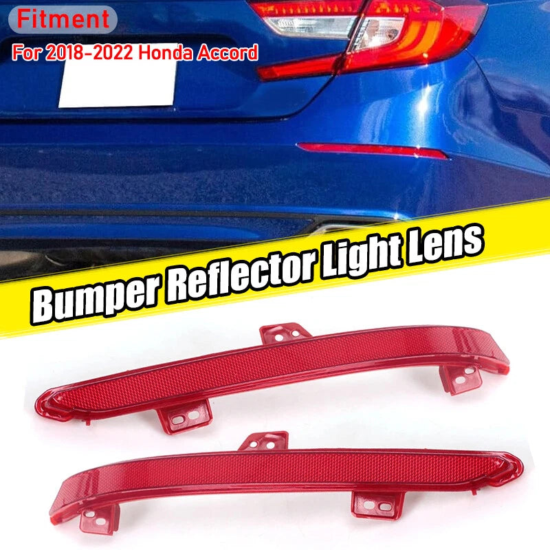 Rear Bumper Reflector Light Case for 2018-2022 Honda Accord (2018-2022)