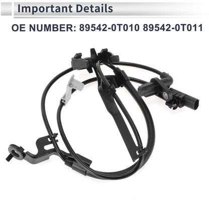ABS Wheel Speed Sensor for Toyota Venza (2009-2015) - 1 Pcs Front Right