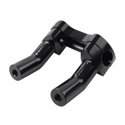 4" Tall Pullback Handlebar Riser 5-Hole Clamp for Harley Tour Super