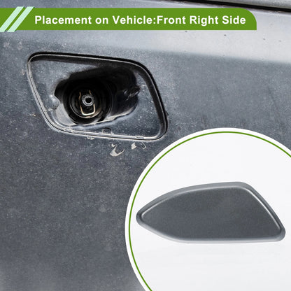Front Right Washer Nozzle Cover for Toyota Rav4 (2010-2012) Gray