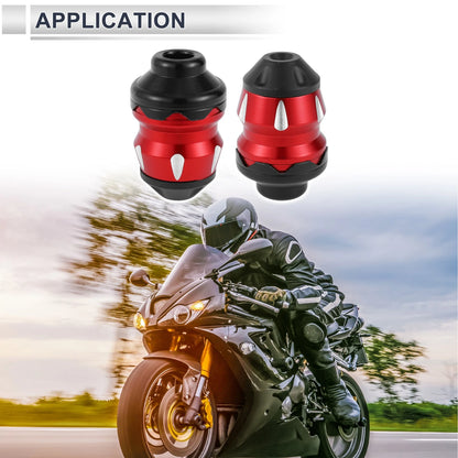 15mm Aluminum Alloy Plastic Motorcycle Slider Frame 2 x for Make Model