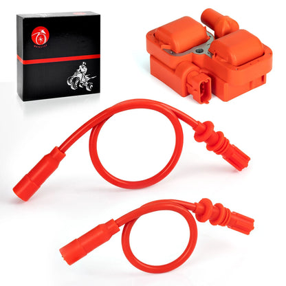Ignition Coil & Spark Plug Wires for Polaris Scrambler 850/1000 (2013-2024)