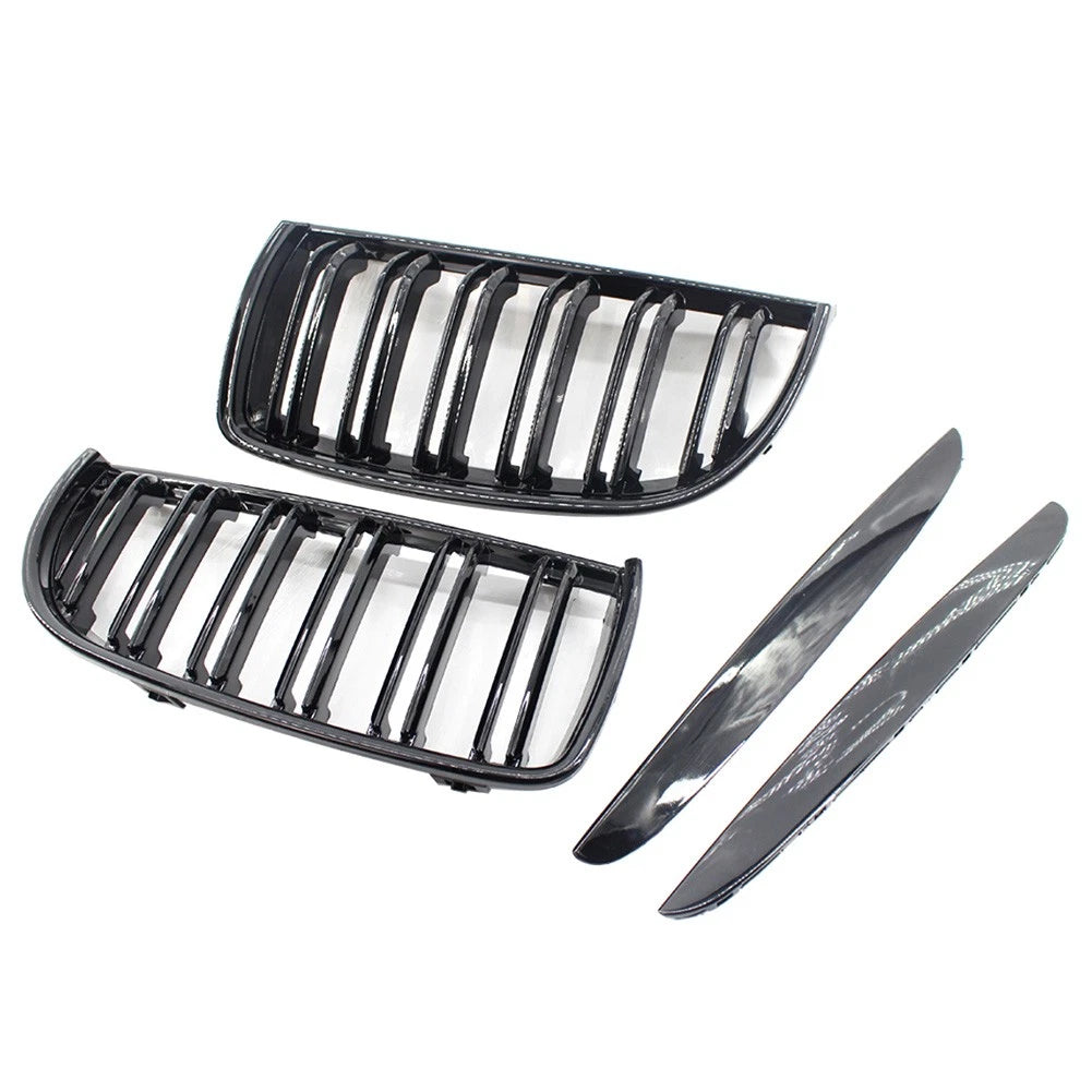 Dual Slat Front Kidney Grille for BMW 3-Series E90 E91 (2005-2008)