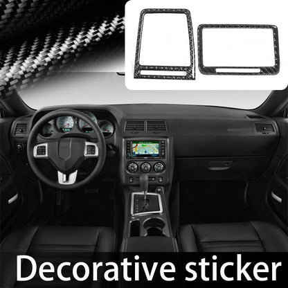 Real Carbon Fiber Side Air Vent Outlet Cover Trim for Dodge Challenger (2008-2014)