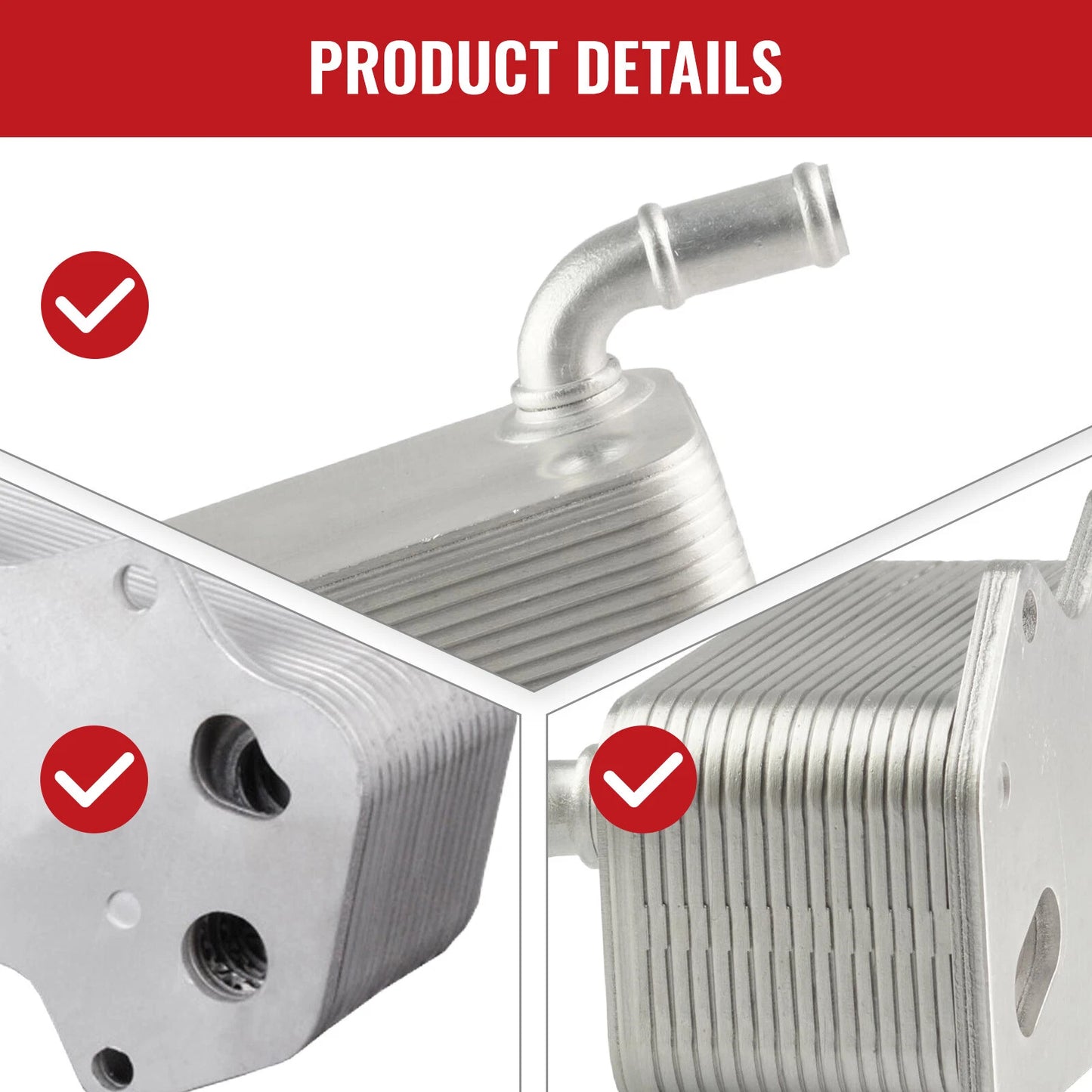 Engine Oil Cooler for Audi 8PA, 8J9, 8P1, Skoda 1Z3, VW 1K2 (2004-2012)