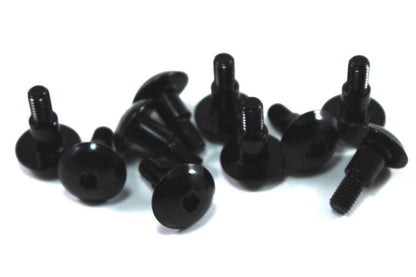 10x Black Aluminium Fairing Bolt m6 x 20mm +10mm Screws for Honda CBR1000RR