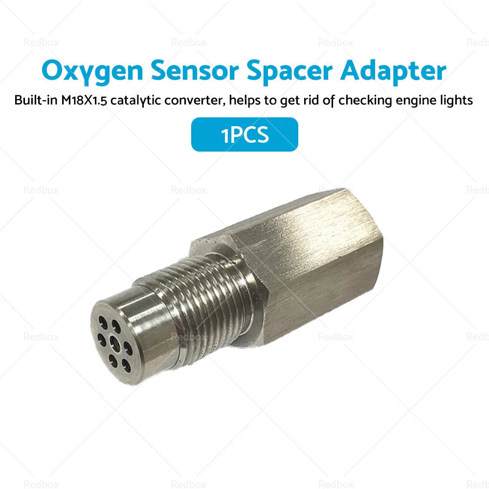 Oxygen O2 Sensor Spacer Adapter for Catalytic Converter (Mini Cat)