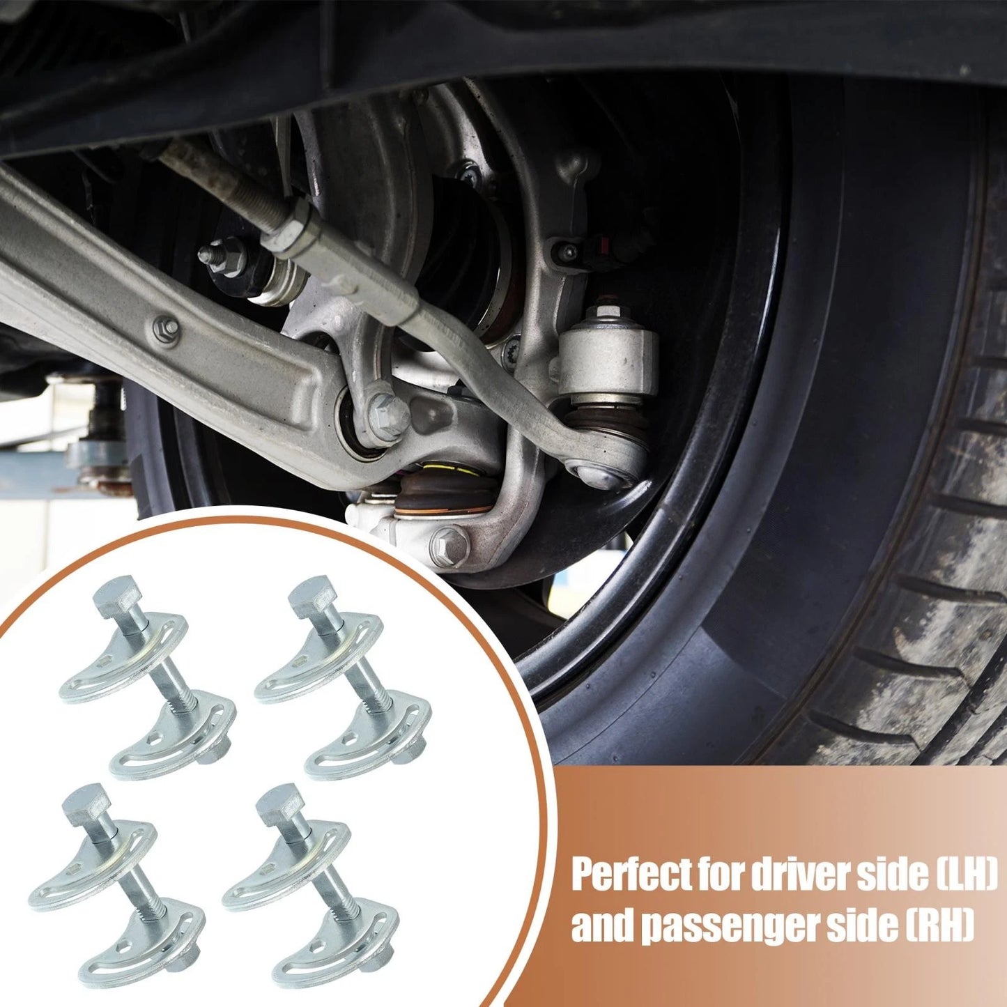 Front Control Arm Alignment Camber Bolt Kit for Chevy Silverado
