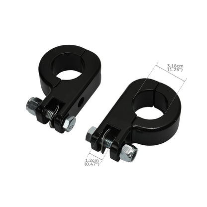 1 1/4" Foot Pegs for Harley Kawasaki Engine Guard Crash Bar