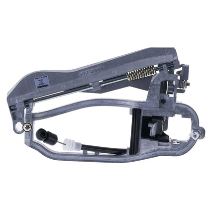 4pcs Rear LH+RH Primed Black Door Handle and Carrier for BMW X5 (2000–2007)