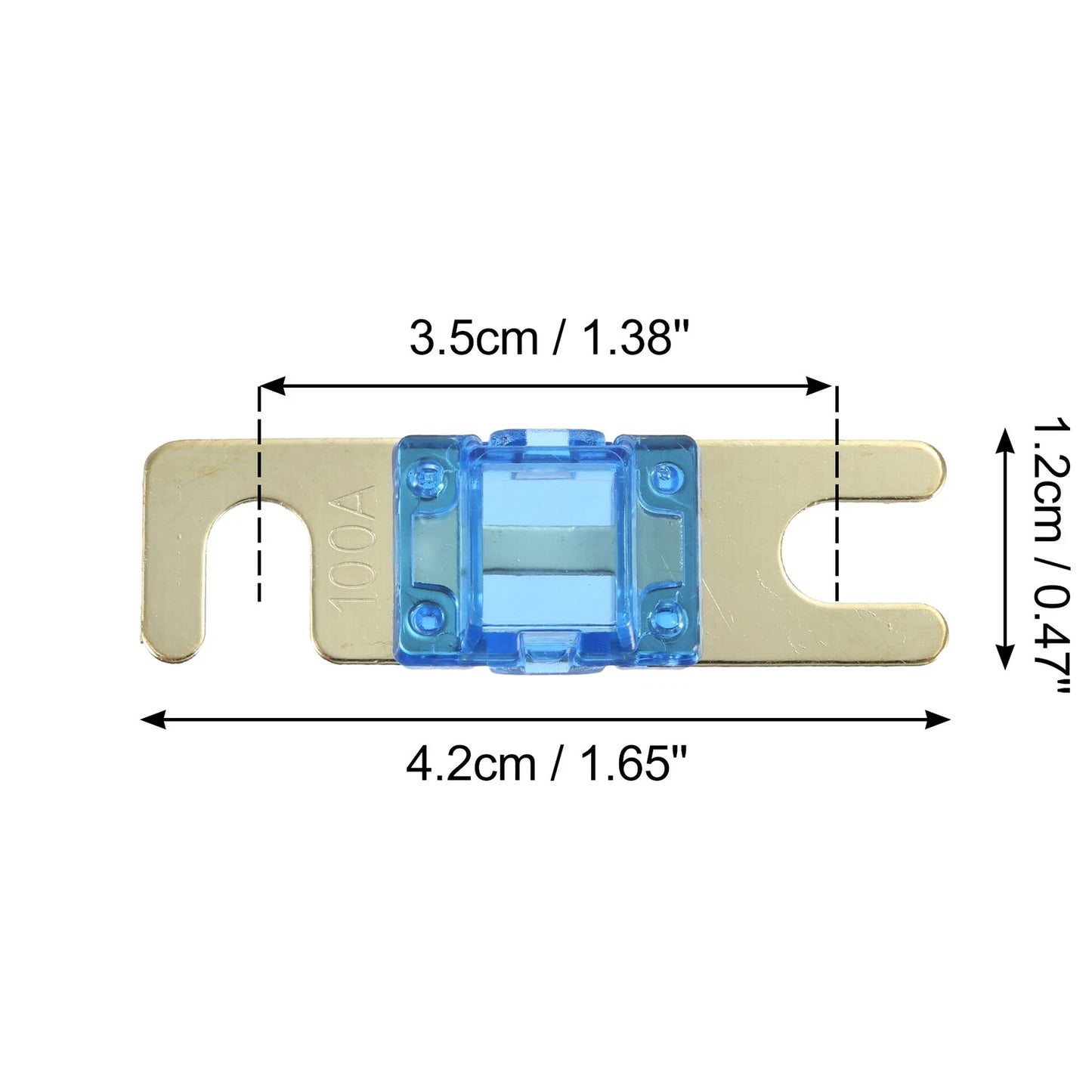 6 x 100A AFS Mini ANL Fuses for Car Truck Motorcycle Boat Audio