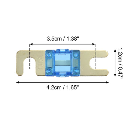 6 x 100A AFS Mini ANL Fuses for Car Truck Motorcycle Boat Audio