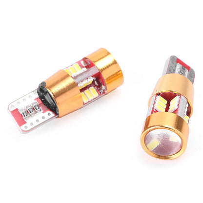 10X T10 3014 27SMD LED Side Wedge Bulbs Lights 6000K for Car