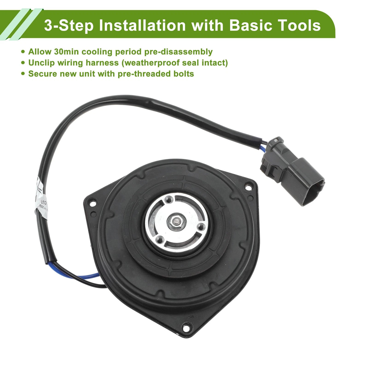 Radiator Fan Motor for Honda CR-V (2003-2011) 1 x Motor