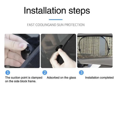 Silver Front Window Sun Shade Visor Cover for Car Windshield (Fits Most Cars)