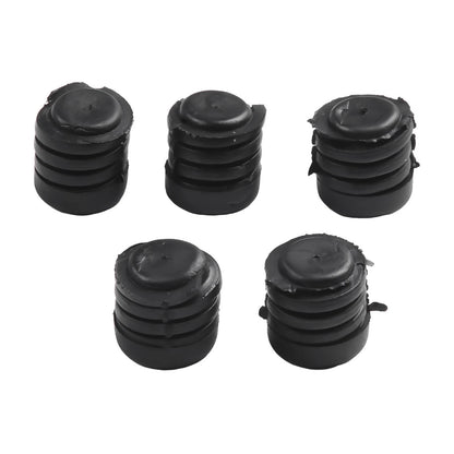 5x Black Rubber Car Bonnet Buffer Hood Washer Bumper for Nissan