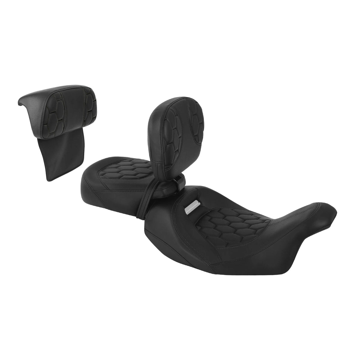 Rider & Passenger Seats & Backrest Pad for Harley CVO Road Glide (2014-2023)