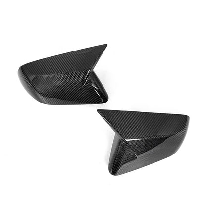 Carbon Fiber Side Mirror Cap Covers for 2015-2023 Ford Mustang (2 x)
