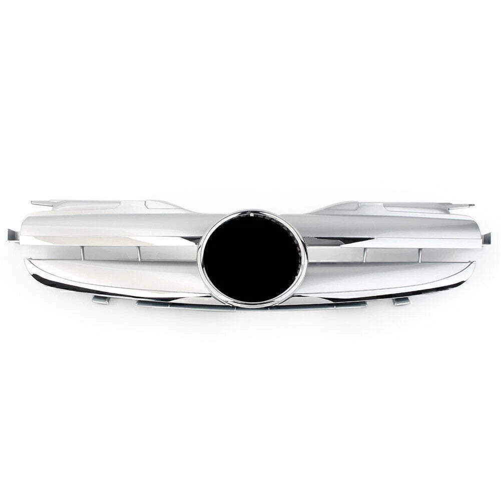Front Upper Grill Silver for Mercedes Benz SLK Class (1998-2004)