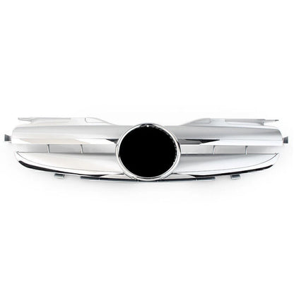 Front Upper Grill Silver for Mercedes Benz SLK Class (1998-2004)