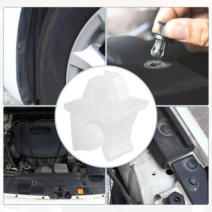 Hood Prop Rod Clip Retainer for Honda Accord CR-V Civic Acura ILX White