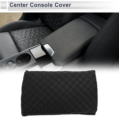 Center Console Cover for Tesla Model 3/Model Y Black (2017-2023)