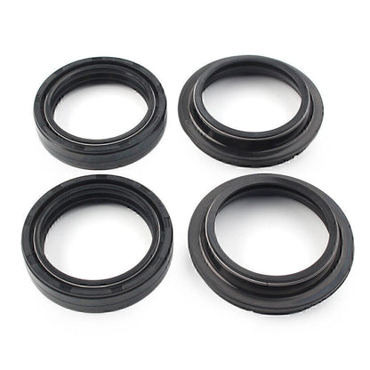 4 x Black 41x54mm Motorcycle Front Fork Damper Shock Absorber Seal
