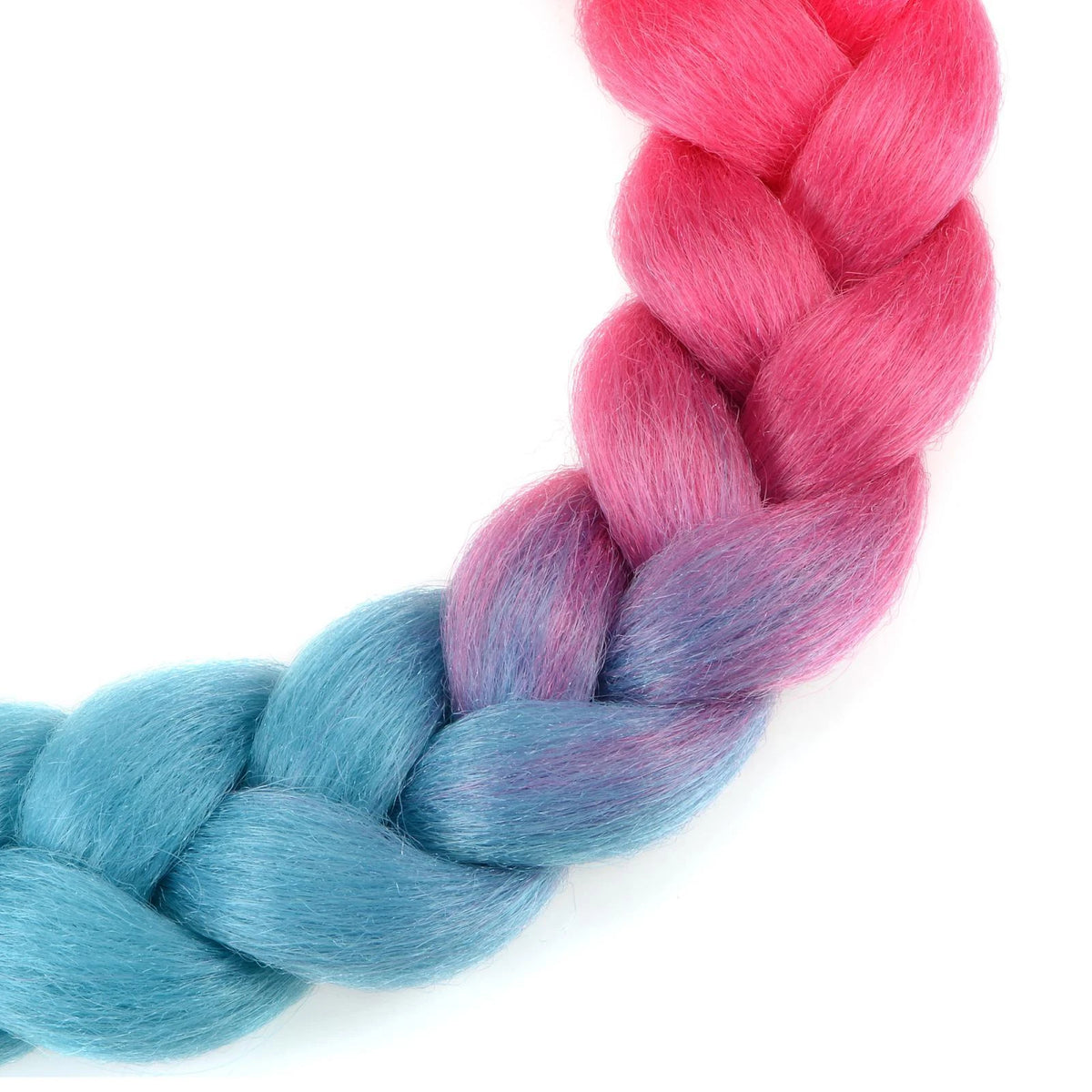 Helmet Decor Pigtail Braid Hair for Motorcycle