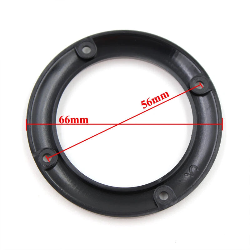 2pcs 2 inch Audio Speaker Cover Mask Frame Grille Black