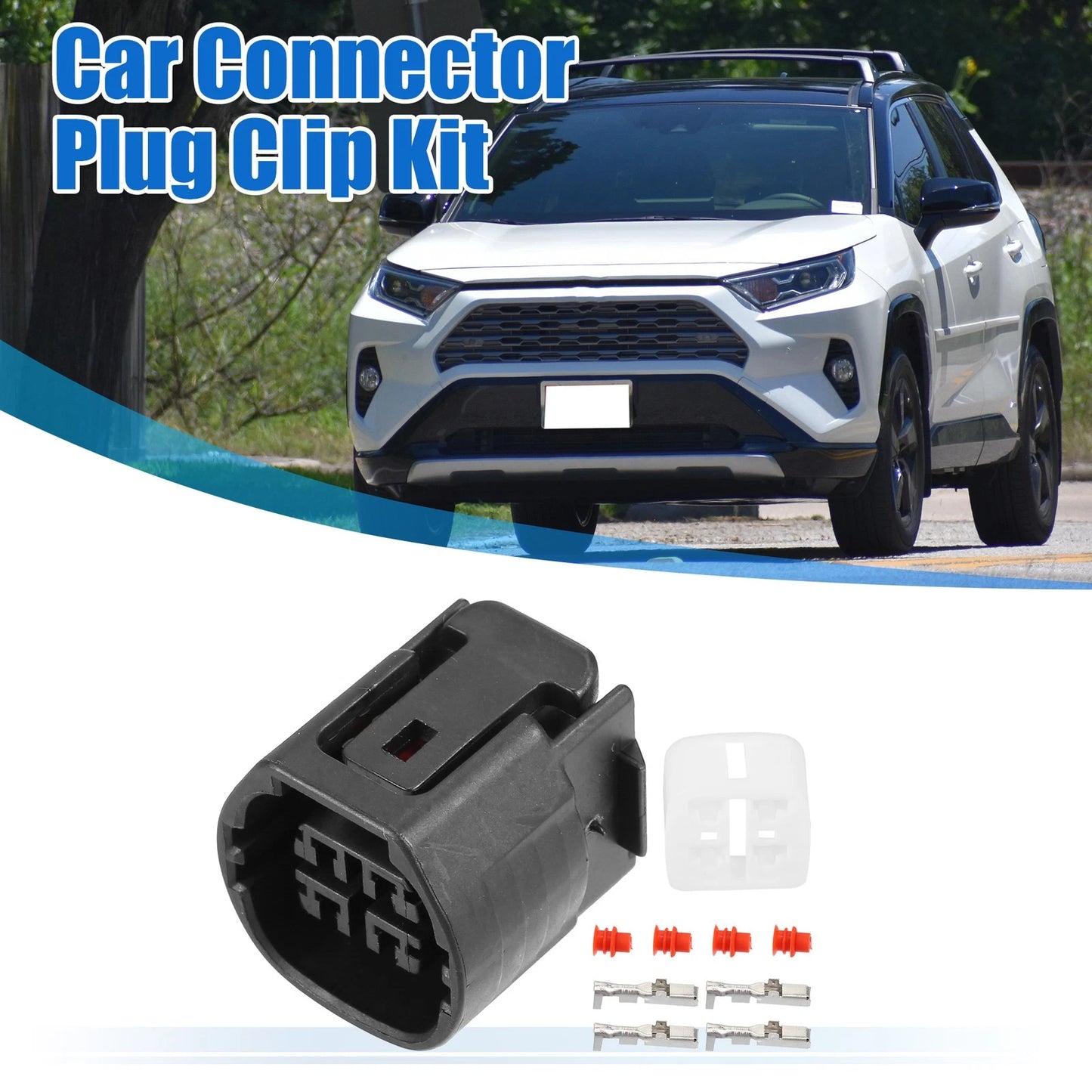 4 Pin Alternator Connector Adapter Plug Clip for Toyota