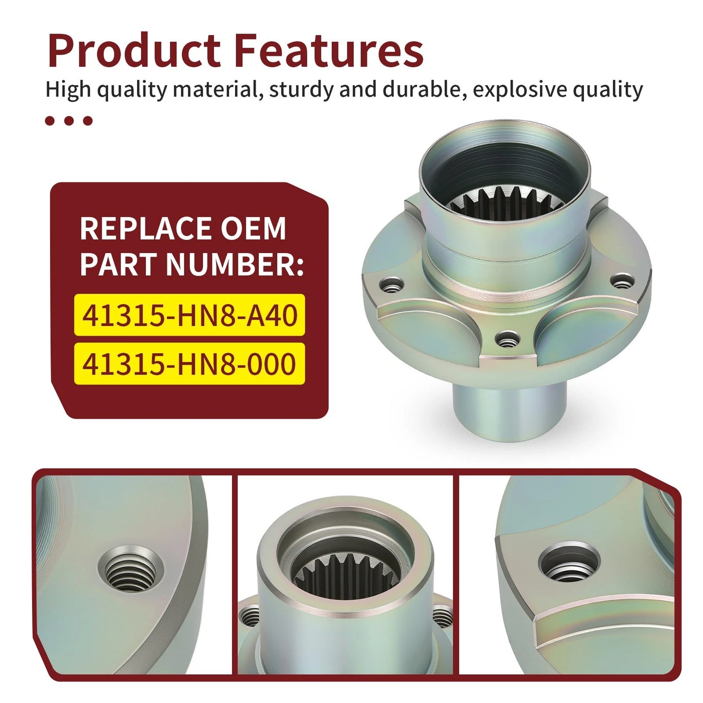 Rear Differential Pinion Joint for Honda Rincon 650 (2003-2005)
